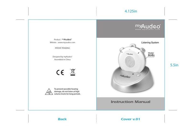 MyAudeo 8081 instruction manual