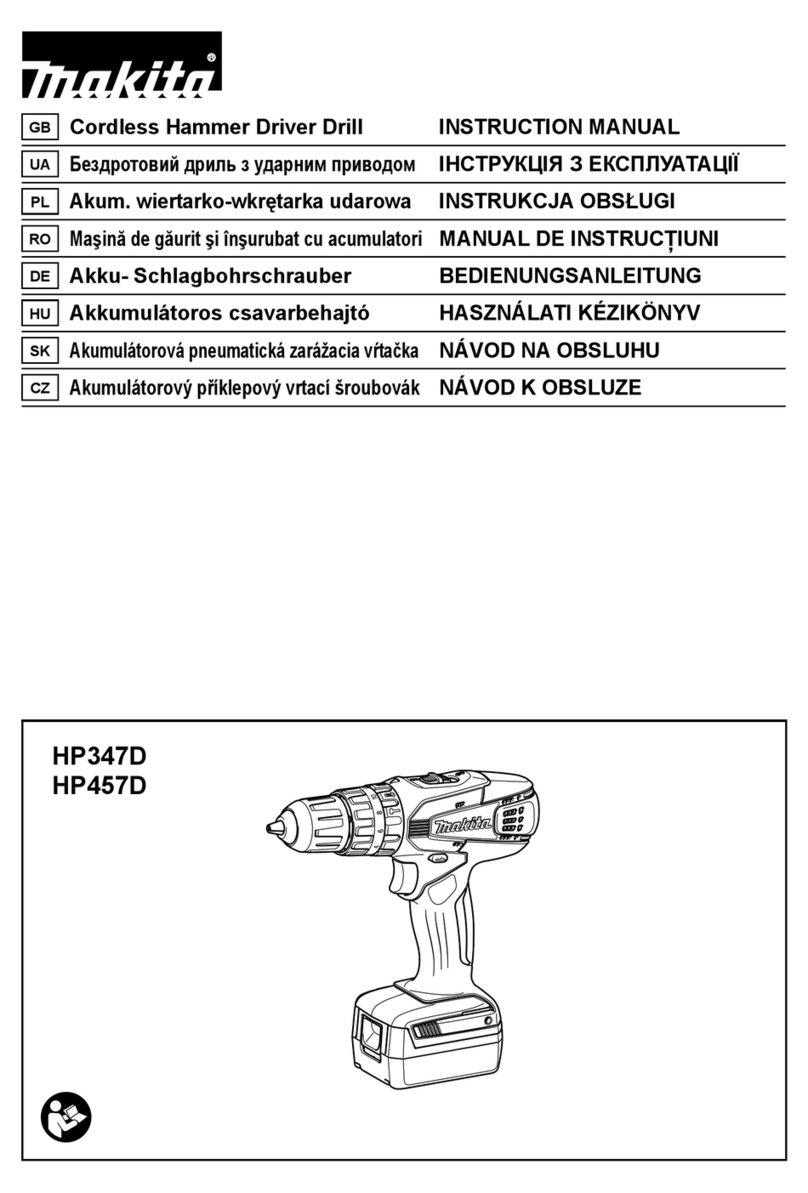 Makita HP347D User manual Makita HP347D User manual
