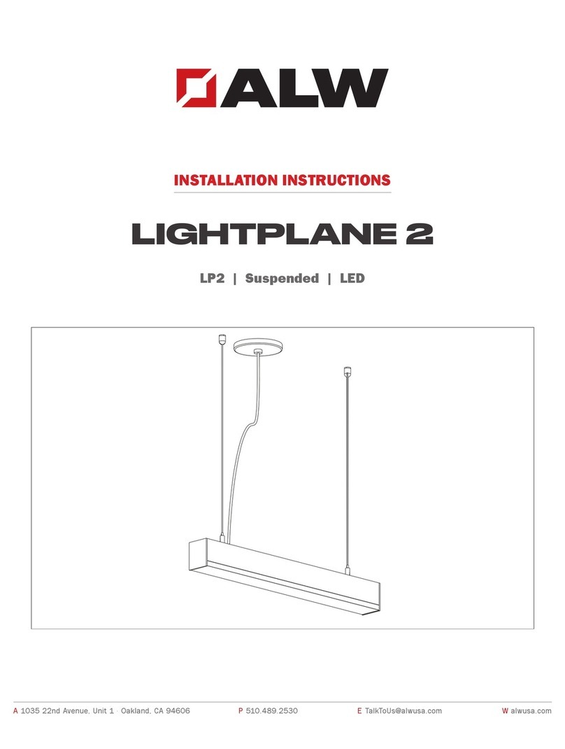 ALW LIGHTPLANE 2 installation instructions