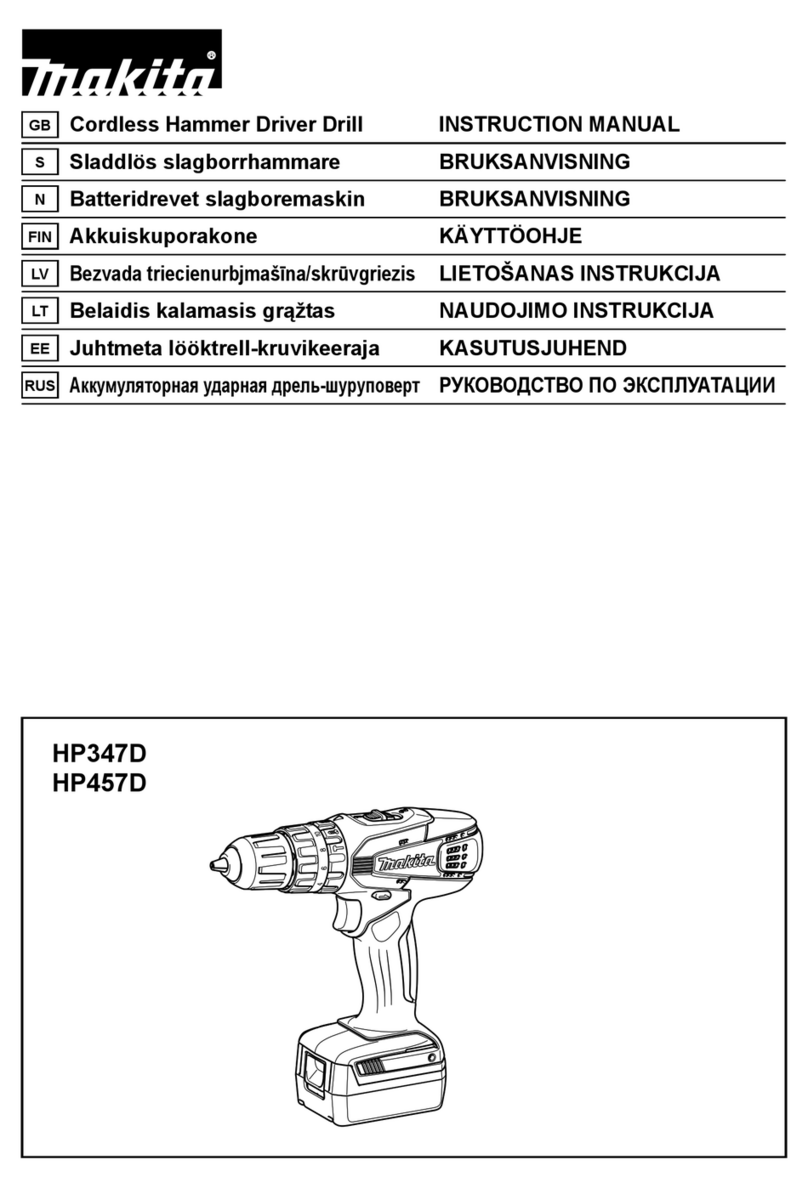 Makita HP347D User manual