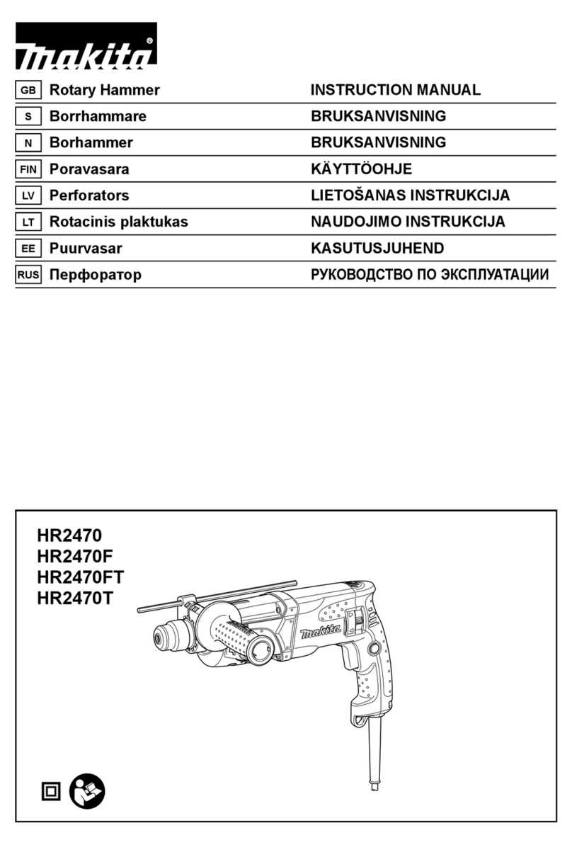 Makita HR2470 instruction manual