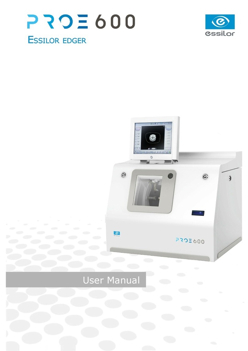 Essilor PRO-E 600 User manual