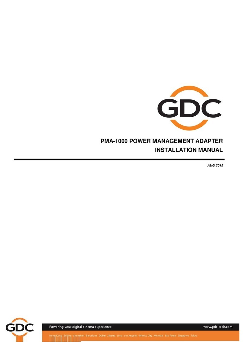 GDC PMA-1000 installation manual