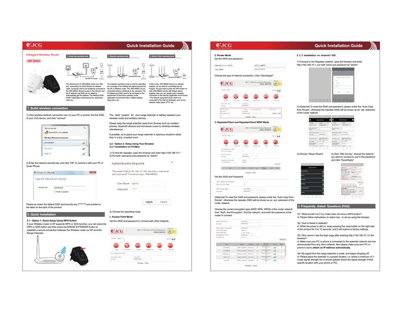 JCG JWA-N8002 installation guide
