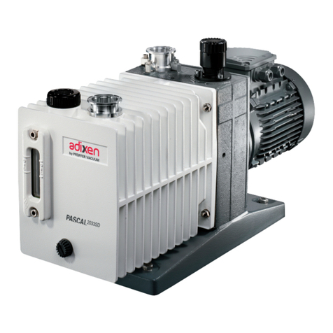 Pfeiffer Vacuum Pascal 2033 SD operating instructions
