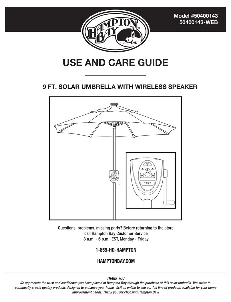 HAMPTON BAY 50400143 User manual HAMPTON BAY 50400143 User manual