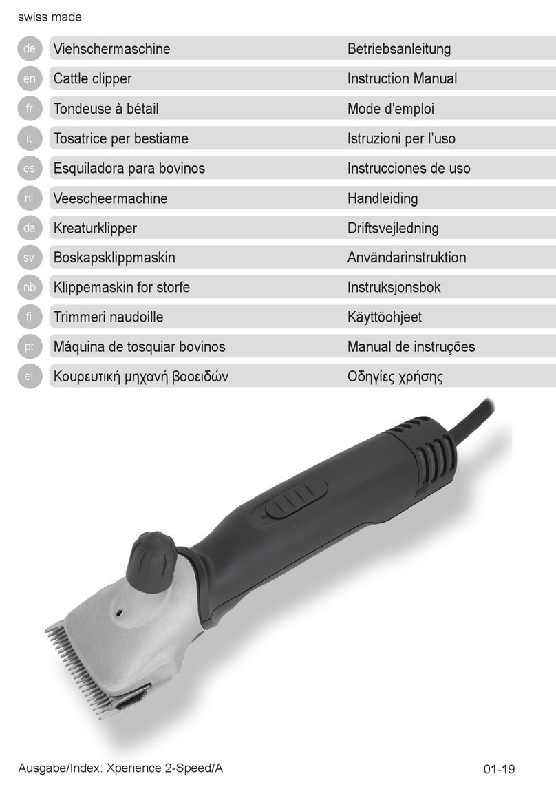 Heiniger Xperience instruction manual