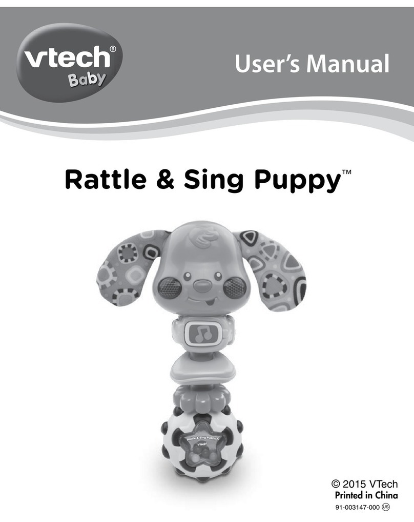 V-tech Rattle & Sing Puppy User manual
