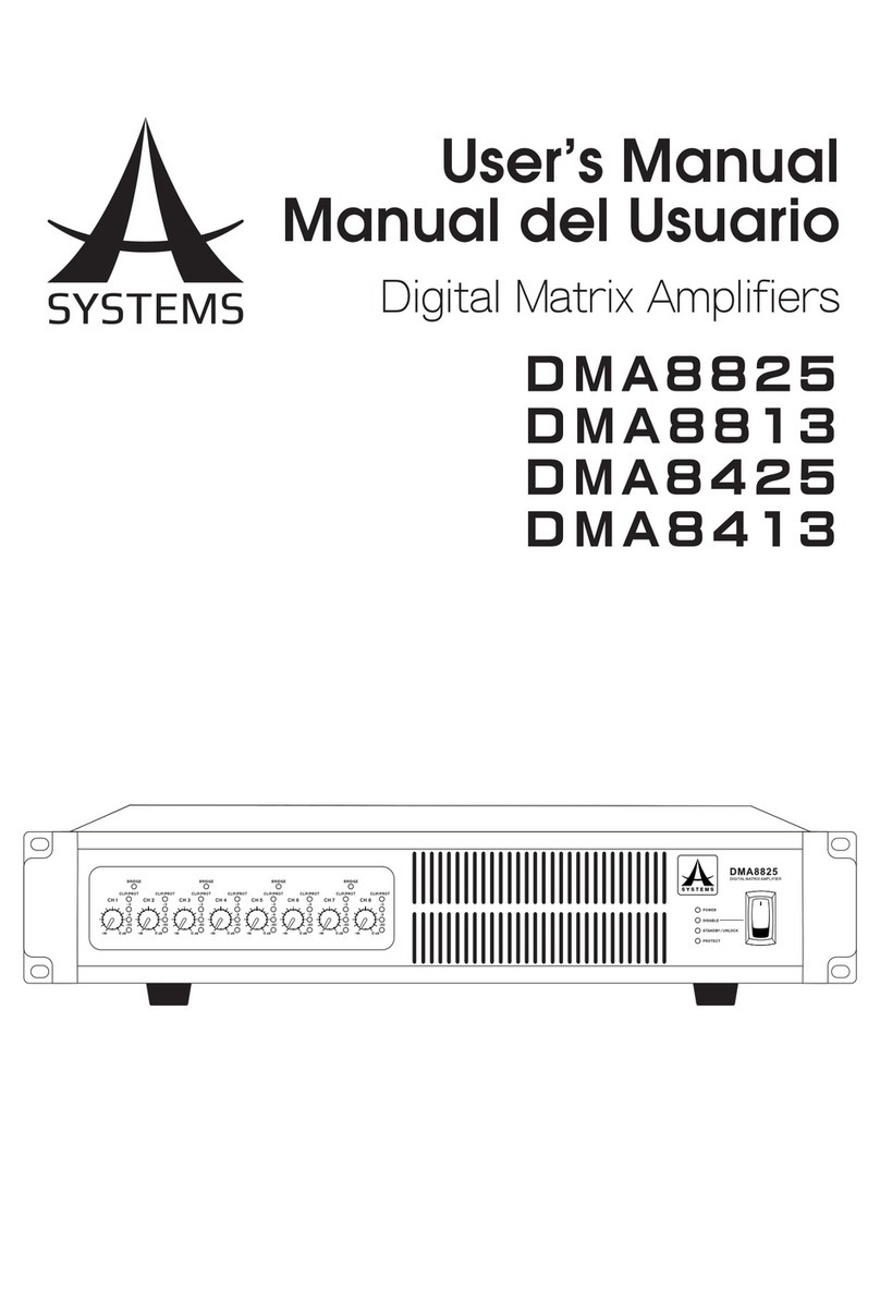 A SYSTEMS DMA8825 user manual