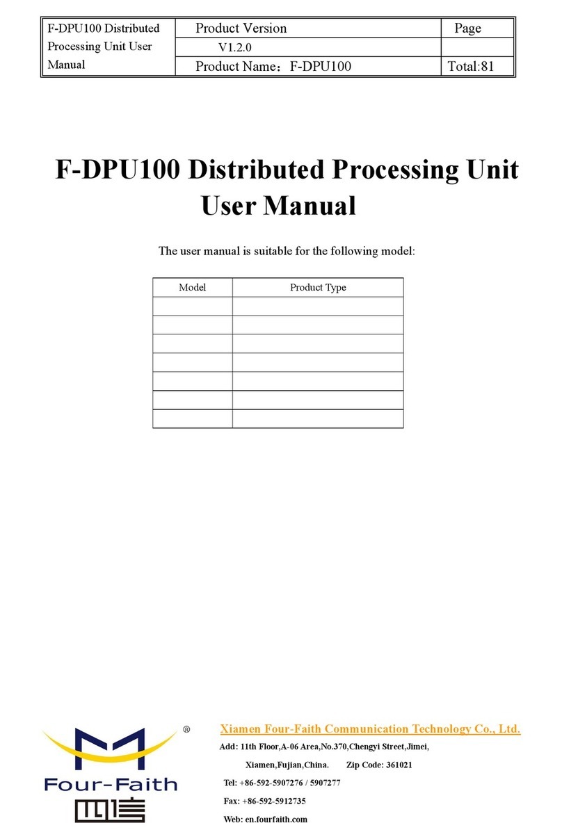 Four-Faith F-DPU100 user manual