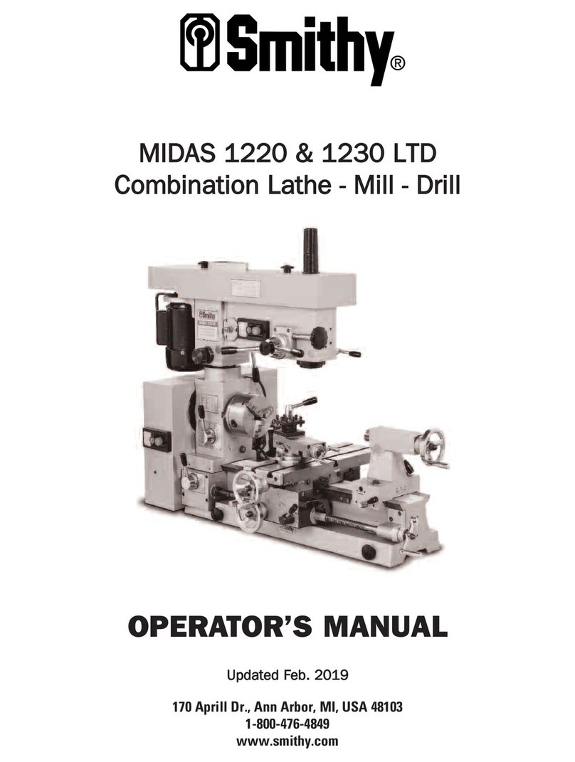 Smithy MIDAS MI-1220 LTD Operator's manual