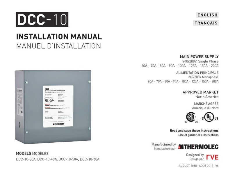 Thermolec DCC-10 series installation manual