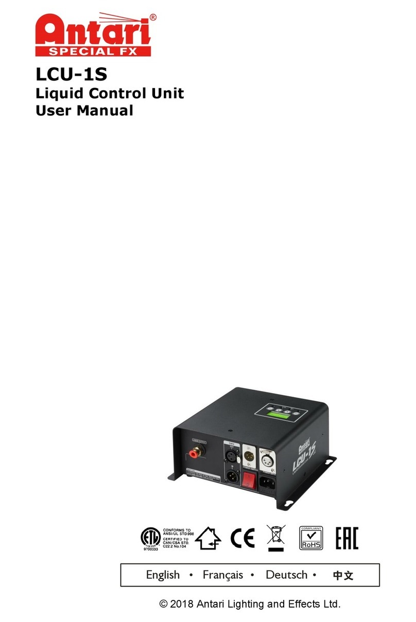 Antari LCU-1S user manual Antari LCU-1S user manual
