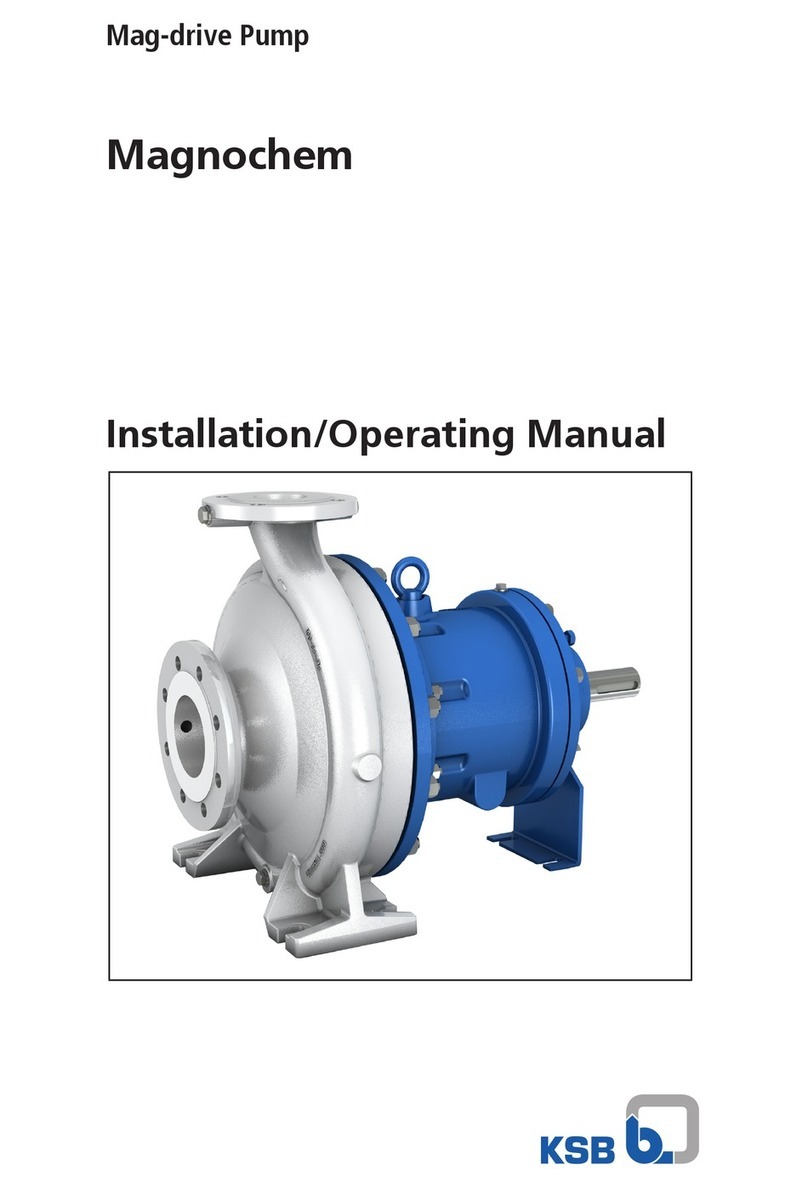 KSB Magnochem Installation & operating manual