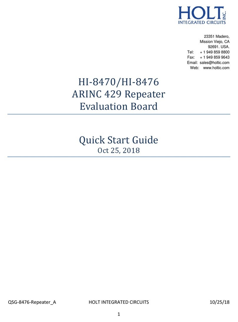 HOLT HI?8470 User manual