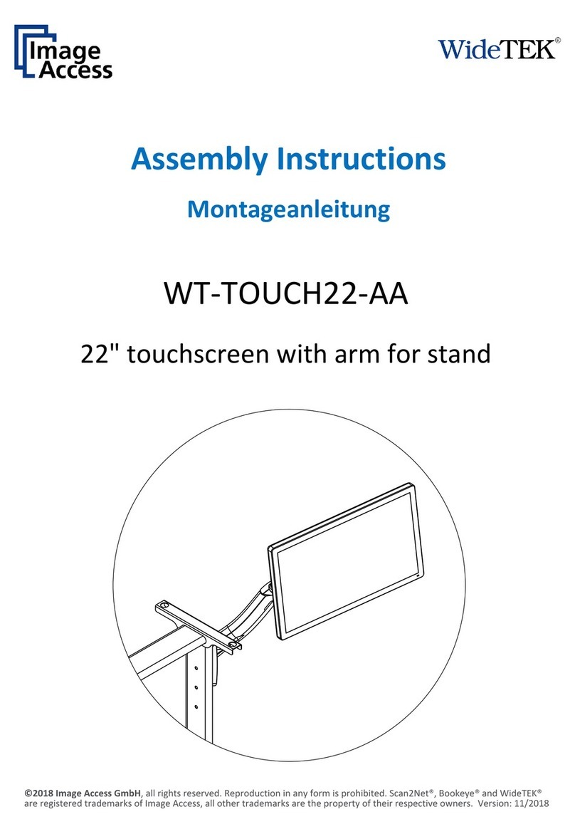 Image Access WT-TOUCH22-AA Assembly instructions