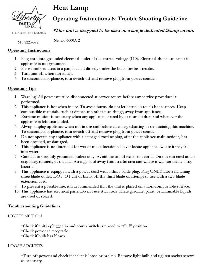 Nemco 6000A-2 Operating Instructions & TroubleShooting Guideline