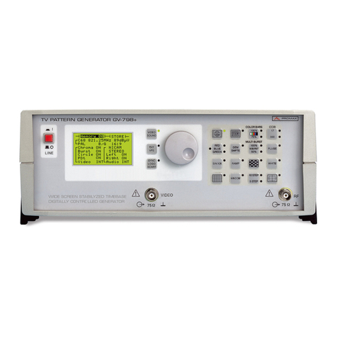 Promax GV-798+ instruction manual