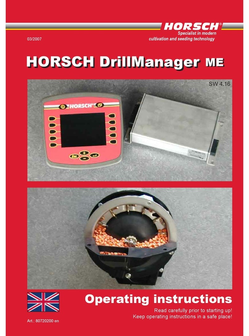 horsch DrillManager ME User manual