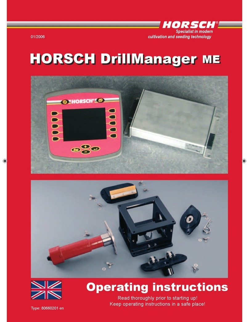 horsch DrillManager ME User manual
