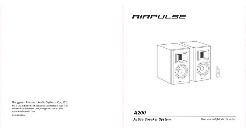 AIRPULSE A200 User manual