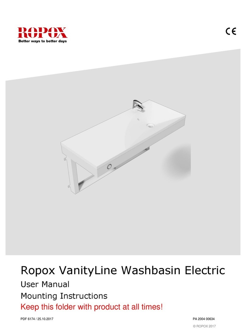 Ropox VanityLine User manual