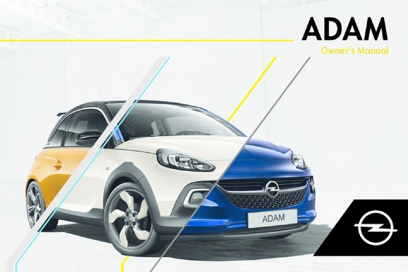 Opel Adam 1.0 2019 owner's manual