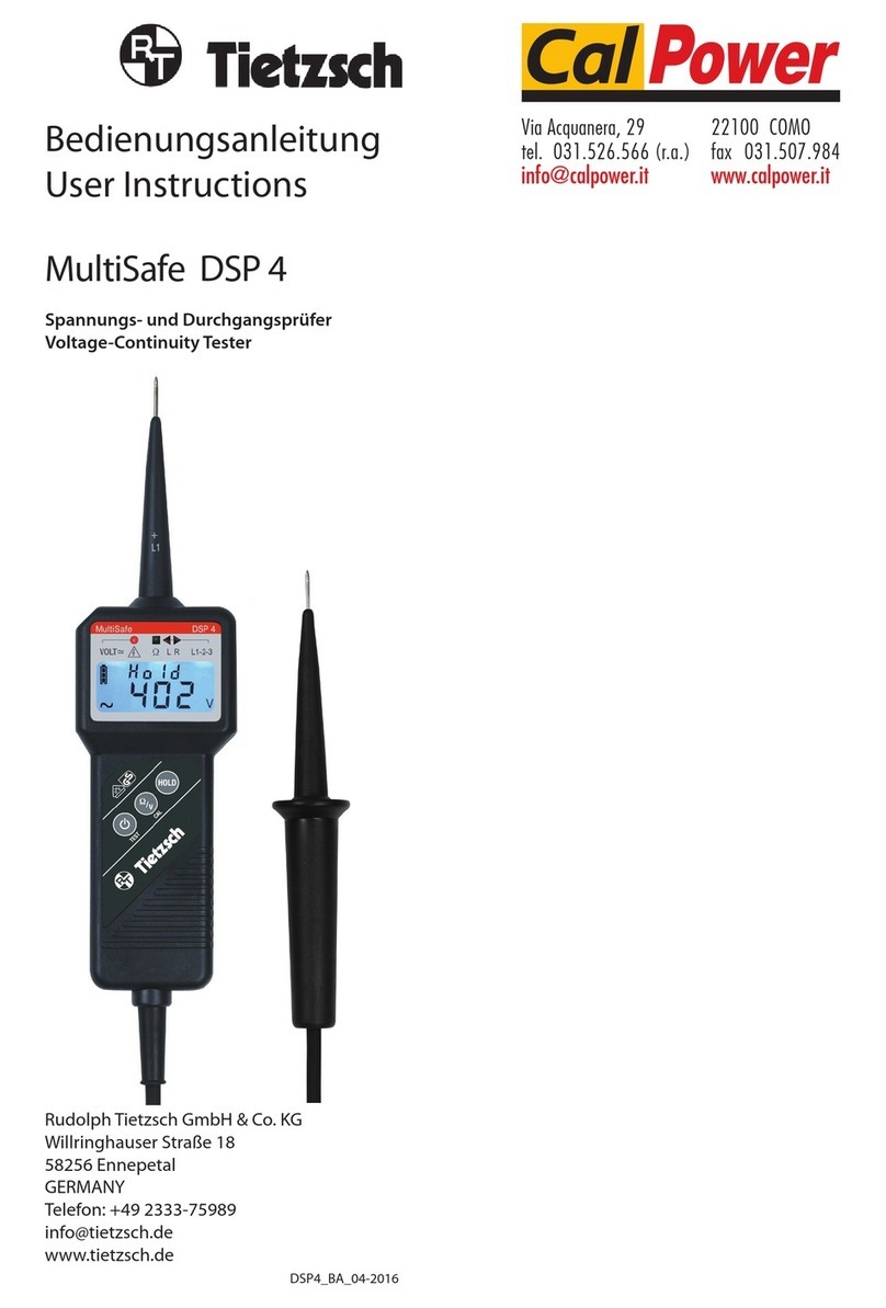 Tietzsch MultiSafe DSP 4 User manual