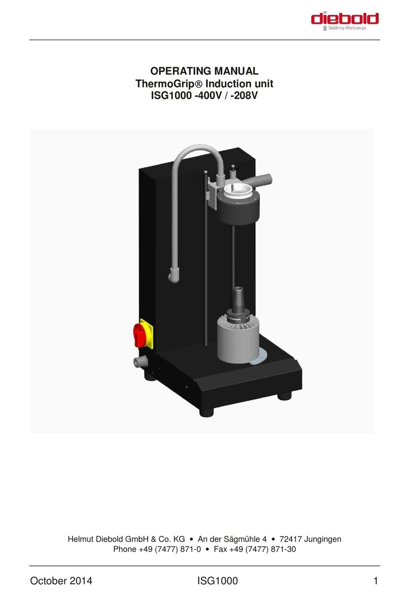 DIEBOLD ThermoGrip ISG1000 operating manual
