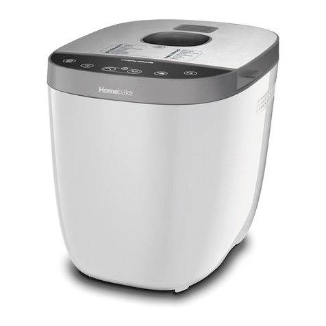 Morphy Richards Homebake 502001 User manual