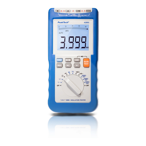 PeakTech 4395 User manual