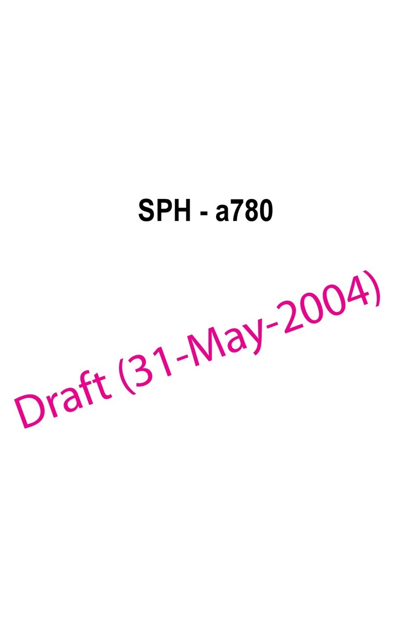 Sprint SPH - a780 User manual