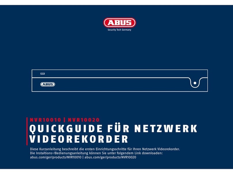 Abus NVR10010 User manual