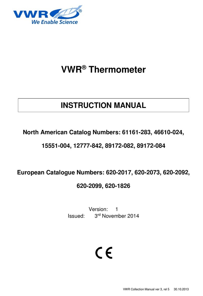 VWR 61161-283 User manual