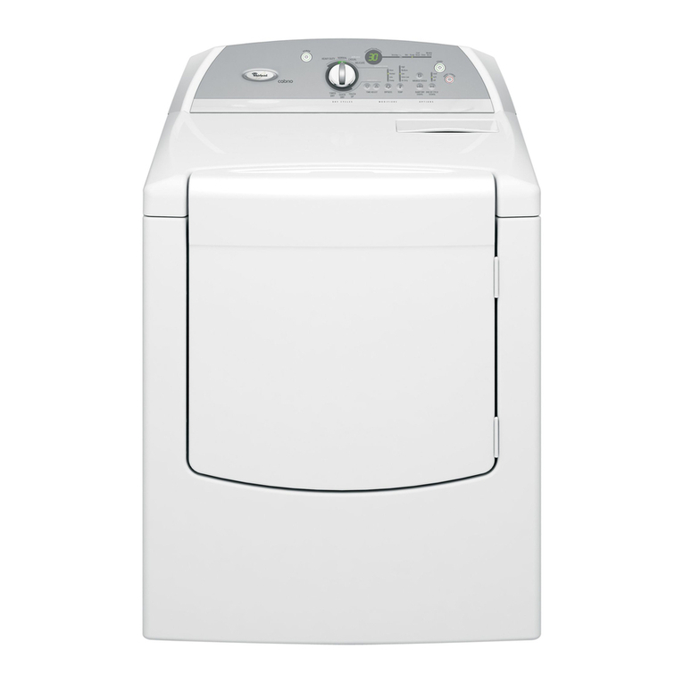 Whirlpool WGD6400SW0 User manual