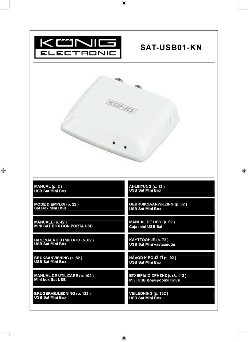 Konig SAT-USB01-KN manual