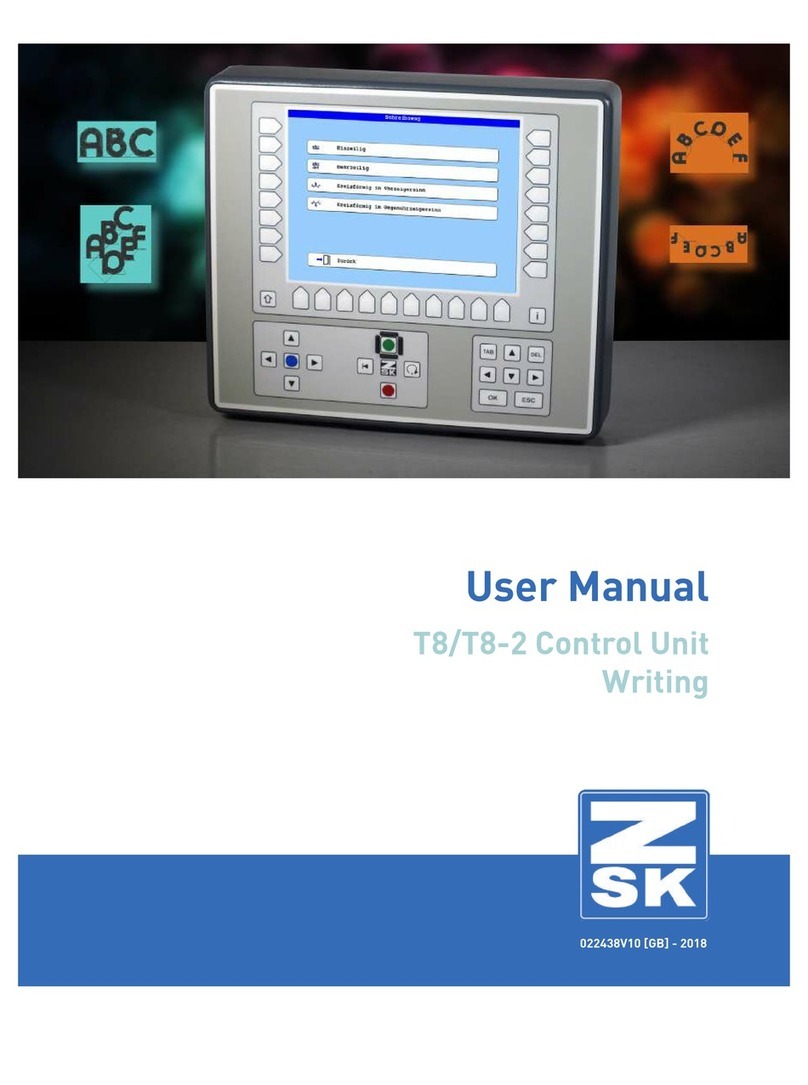 ZSK T8 User manual