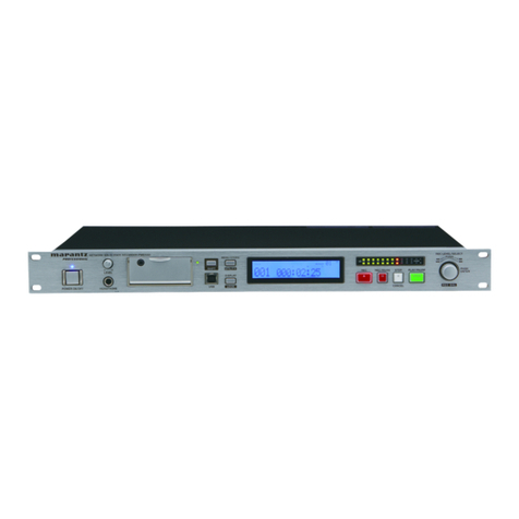 Marantz professional PMD580 user guide