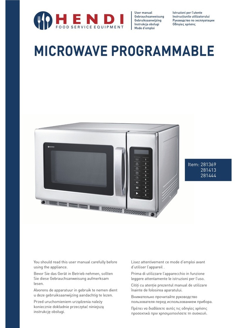 Hendi 281369 User manual