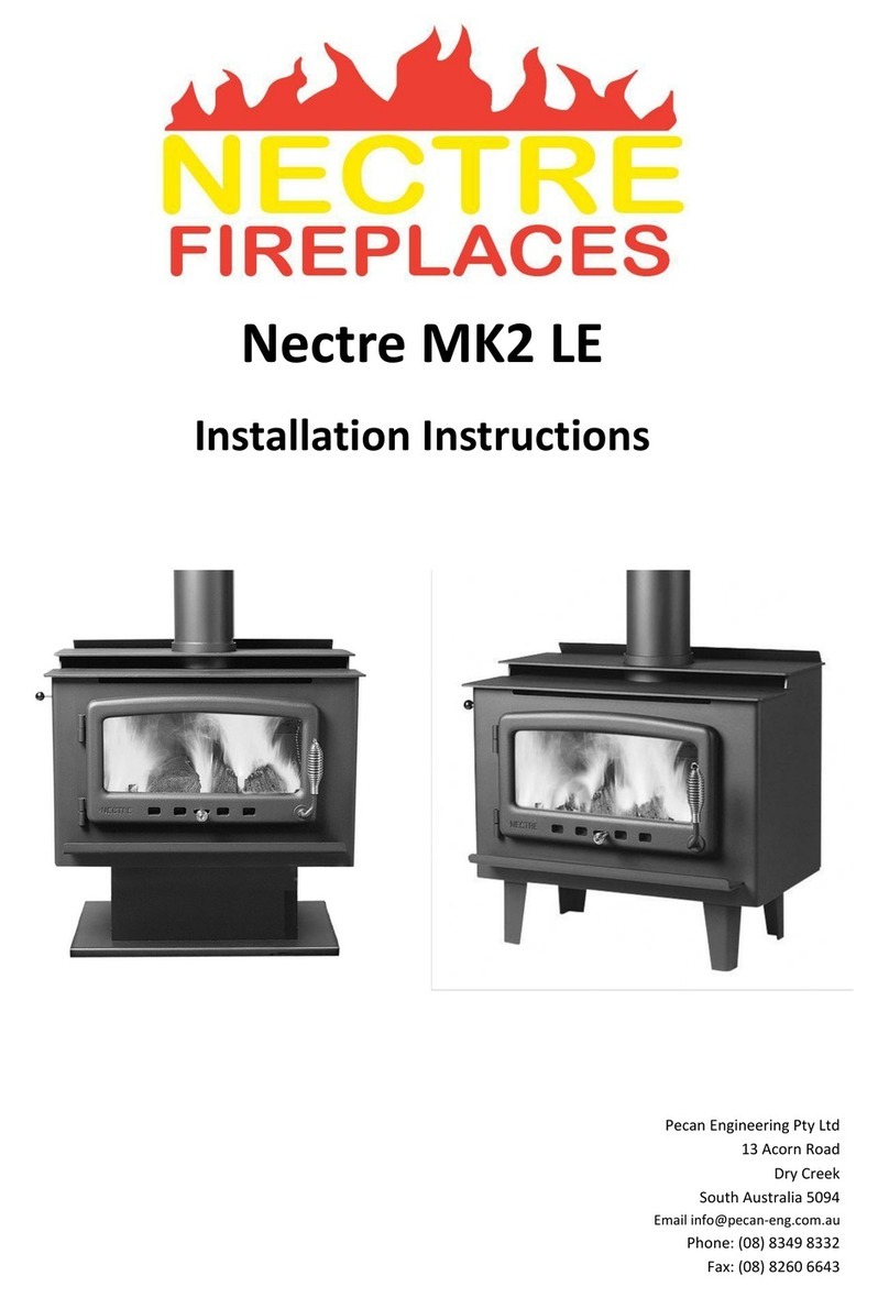 Nectre Fireplaces MK2 LE installation instructions