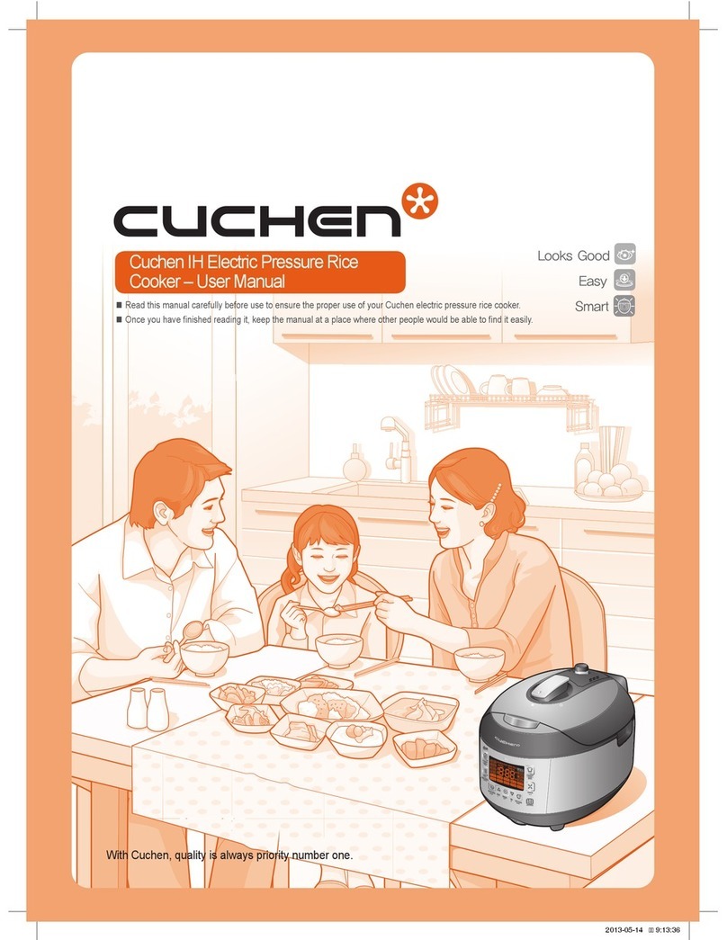 Cuchen CJH-BT06 Series User manual