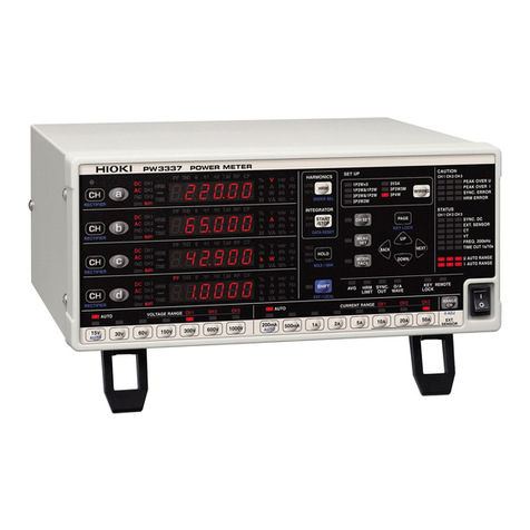 Hioki PW3336-01 User manual