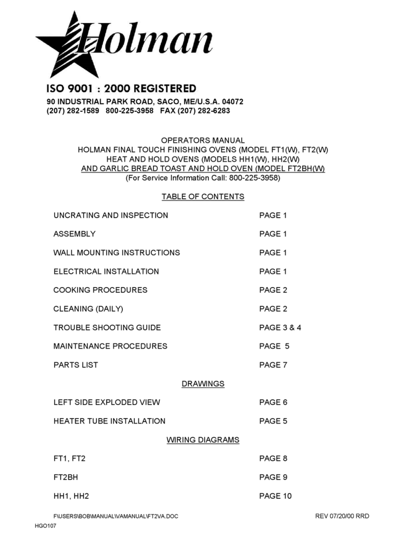 Holman FT1W User manual
