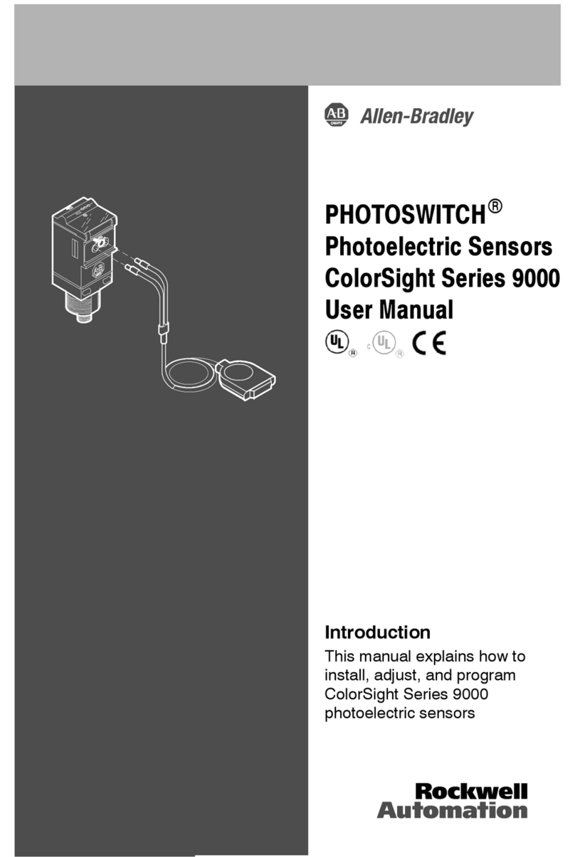Allen-Bradley Photoswitch ColorSight 9000 Series User manual