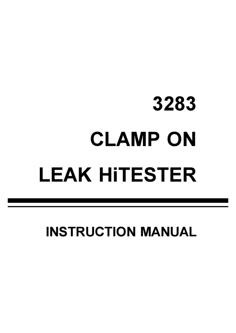 Hioki CLAMP ON LEAK HiTESTER 3283 instruction manual