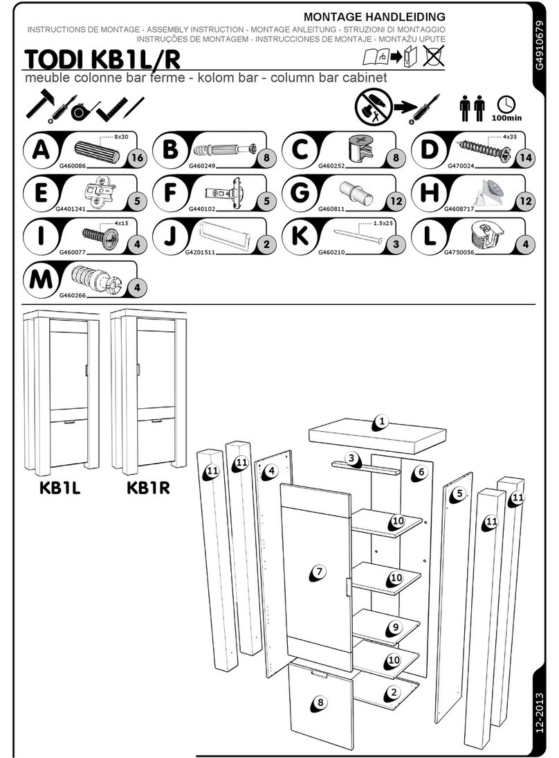 Profijt Meubel TODI KB1R Assembly instruction