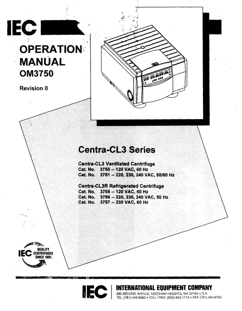 IEC Centra-CL3 Series User manual