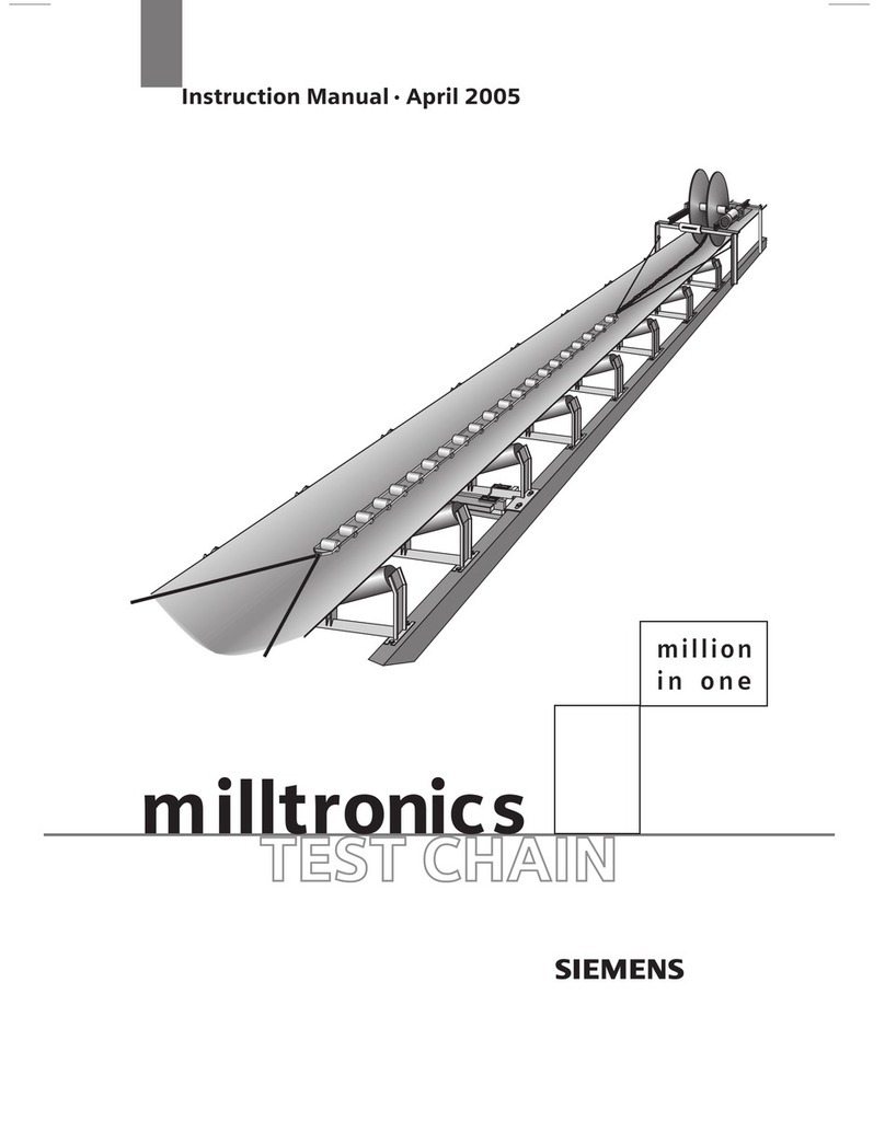 Siemens milltronics TEST CHAIN User manual
