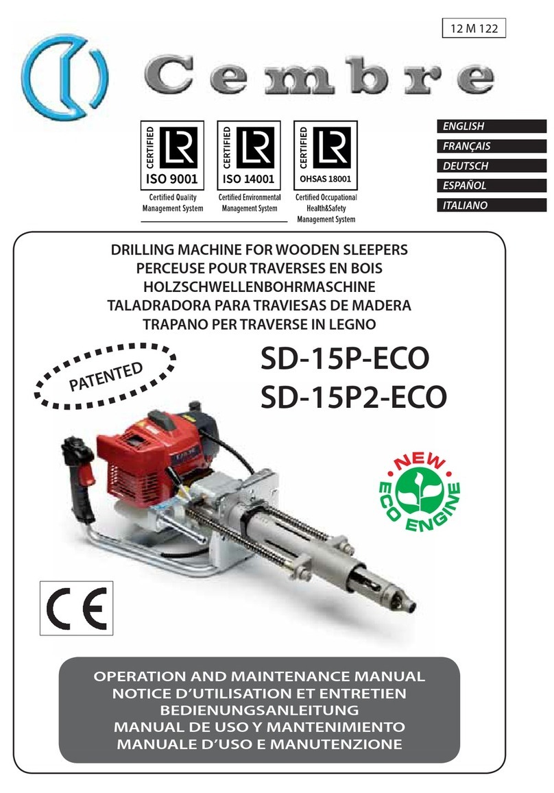Cembre SD-15P-ECO Operation and maintenance manual