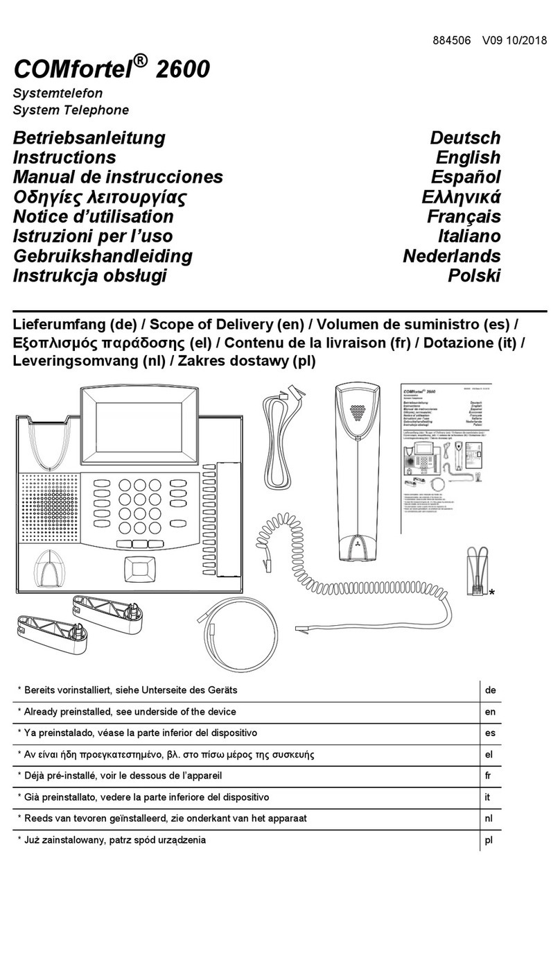 comfortel 2600 instructions